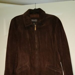 Leather Brown Suede Jacket